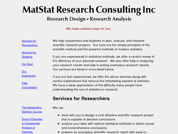 www.matstat.com