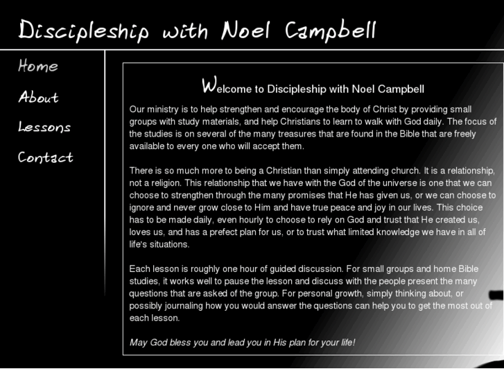 www.noelcampbelldiscipleship.com