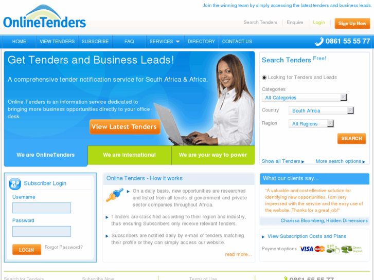 www.onlinetenders.co.za