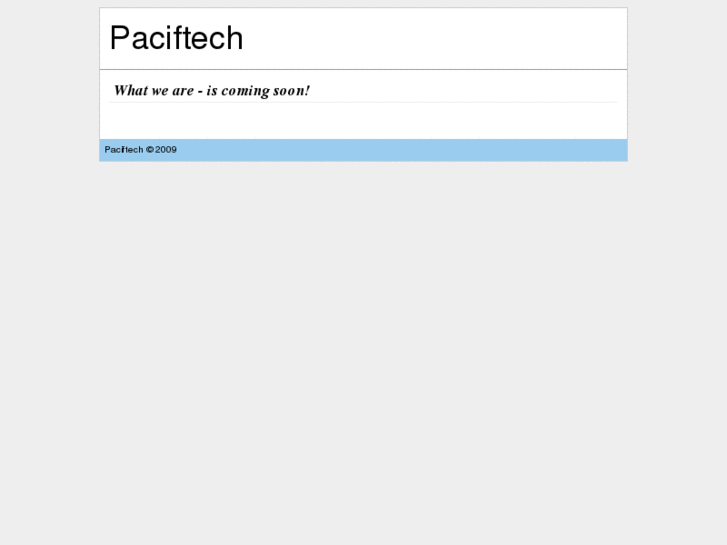 www.paciftech.com