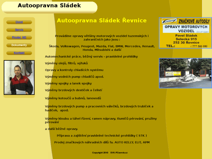 www.sladekautoservis.cz