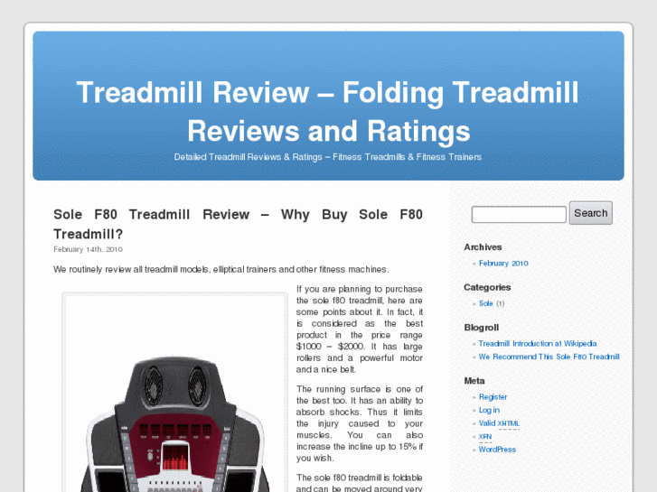 www.treadmillmodelreviews.com