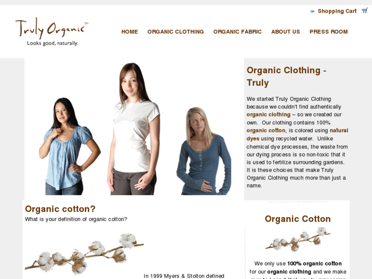 www.truly-organic-clothing.com