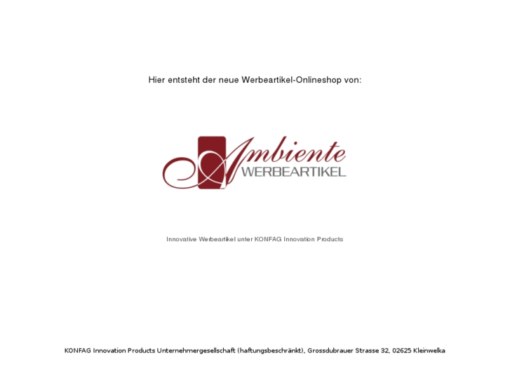 www.ambiente-werbemittel.com