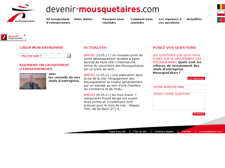 www.devenir-mousquetaires.com