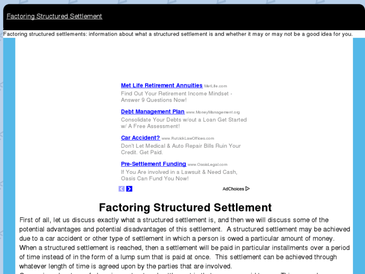 www.factoringstructuredsettlement.com