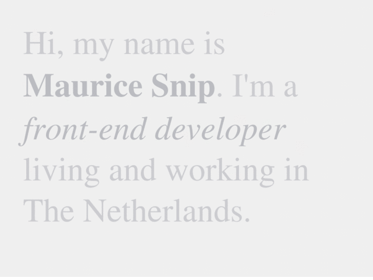 www.mauricesnip.nl