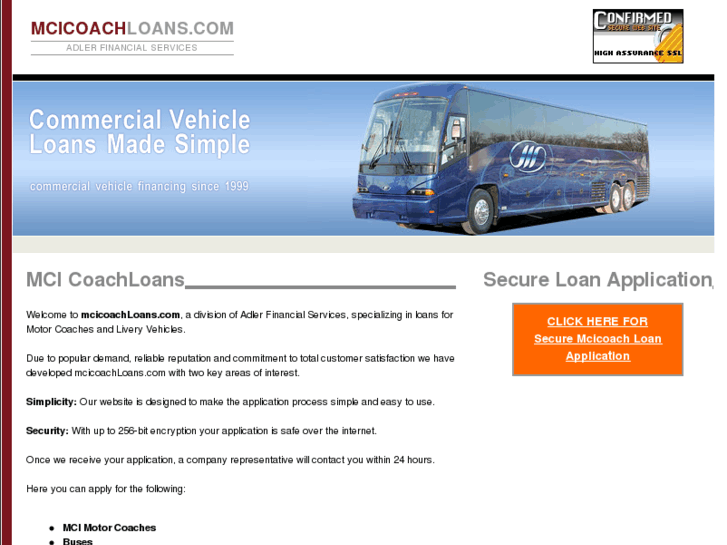 www.mcicoachloans.com