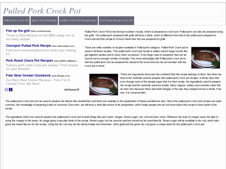 www.pulledporkcrockpot.net