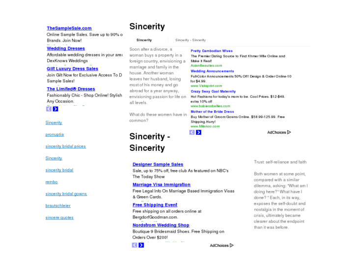 www.sincerity.net