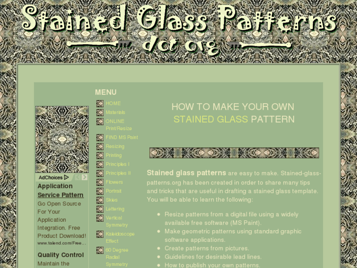 www.stained-glass-patterns.org