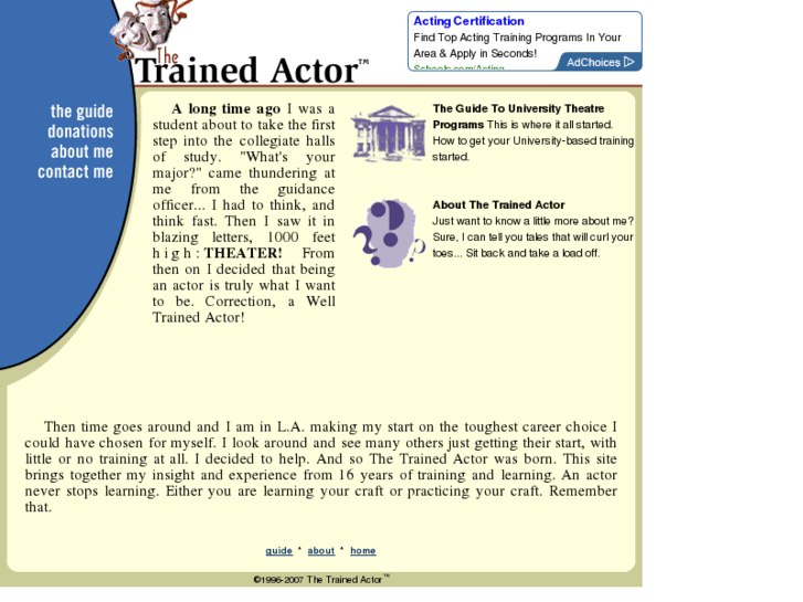 www.trainedactor.com