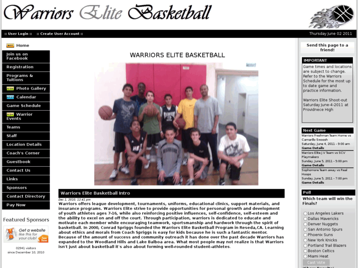 www.warriorsyouthbasketball.com