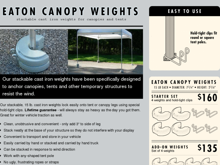 www.canopyweights.com