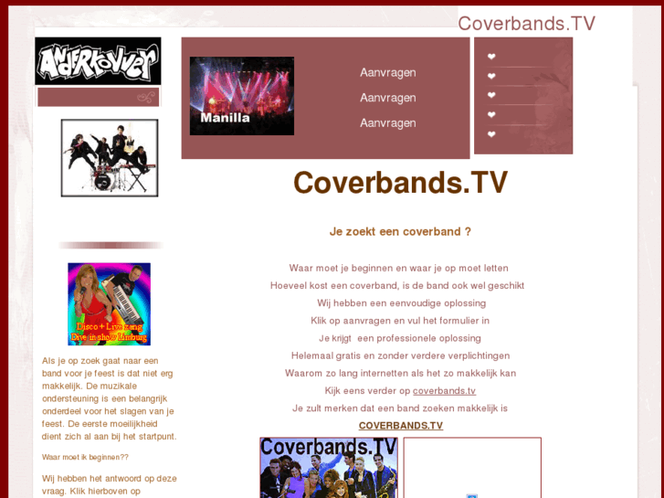 www.coverbands.tv