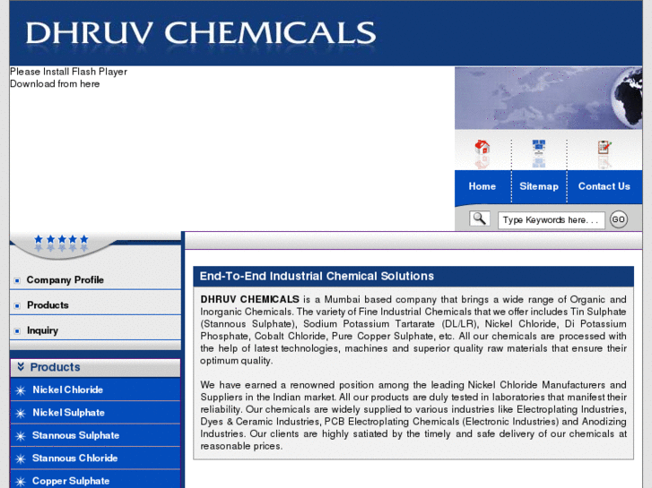 www.dhruvchemicals.com