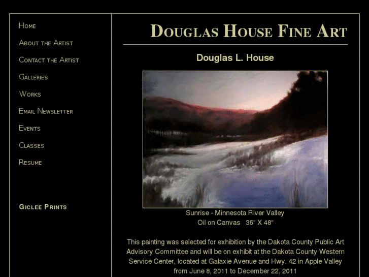 www.douglaslhousefineartist.com