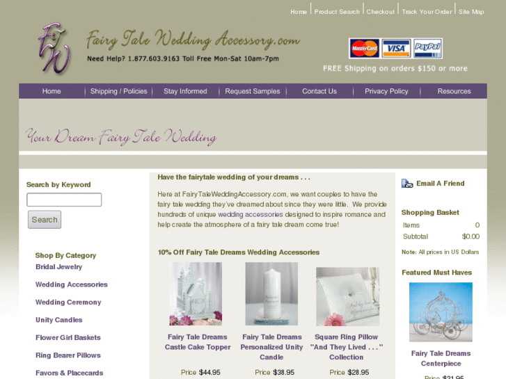 www.fairytaleweddingaccessory.com