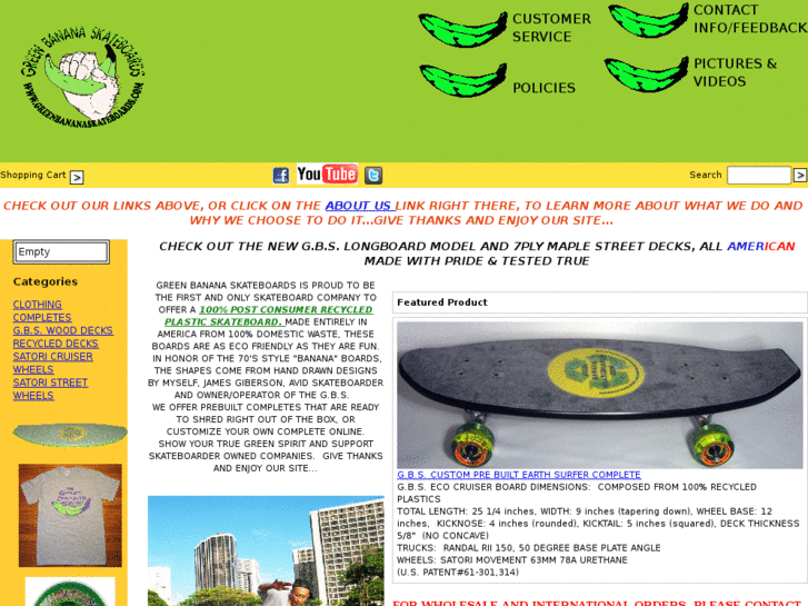 www.greenbananaskateboards.com