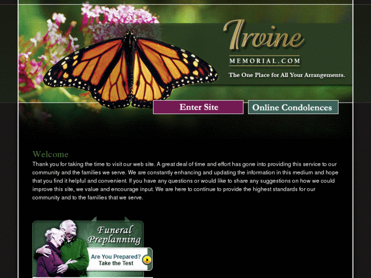 www.irvinefuneralhome.com