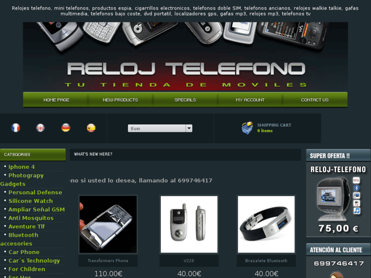 www.reloj-telefono.com