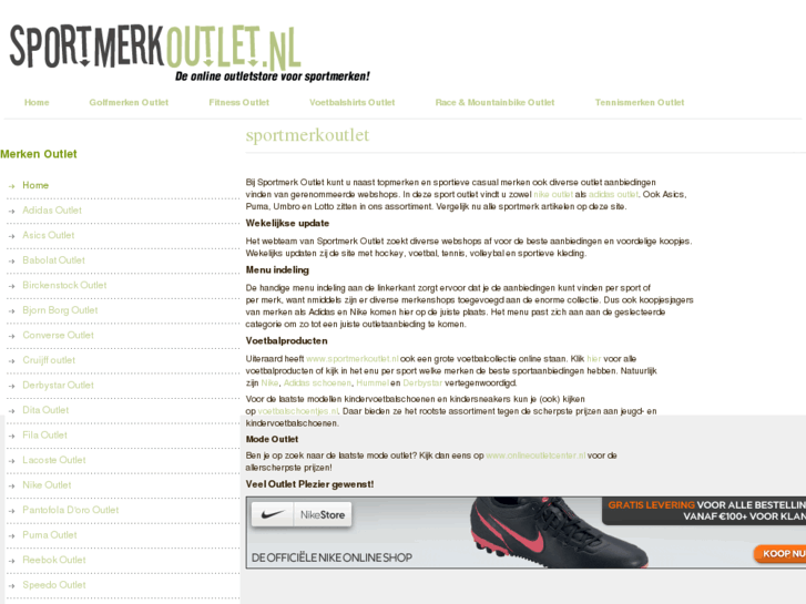 www.sportmerkoutlet.nl