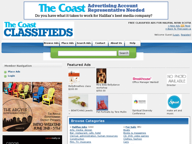 www.thecoastclassifieds.ca