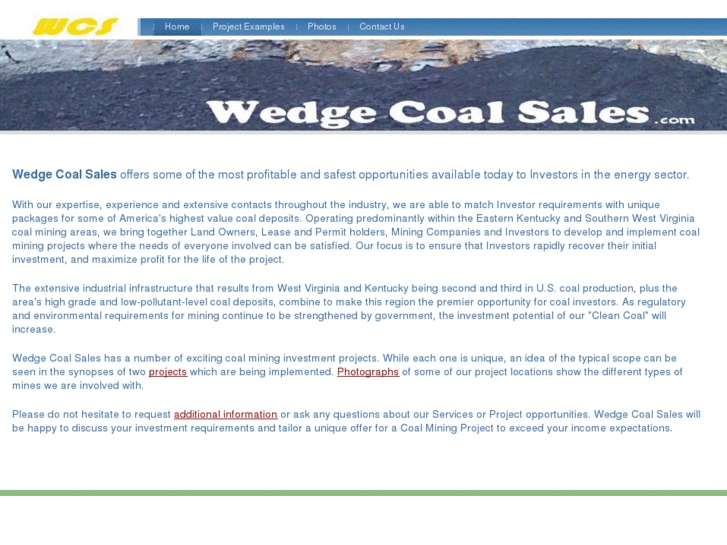 www.wedgecoalsales.com