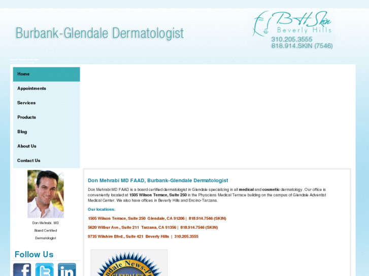 www.burbankglendaledermatologist.com