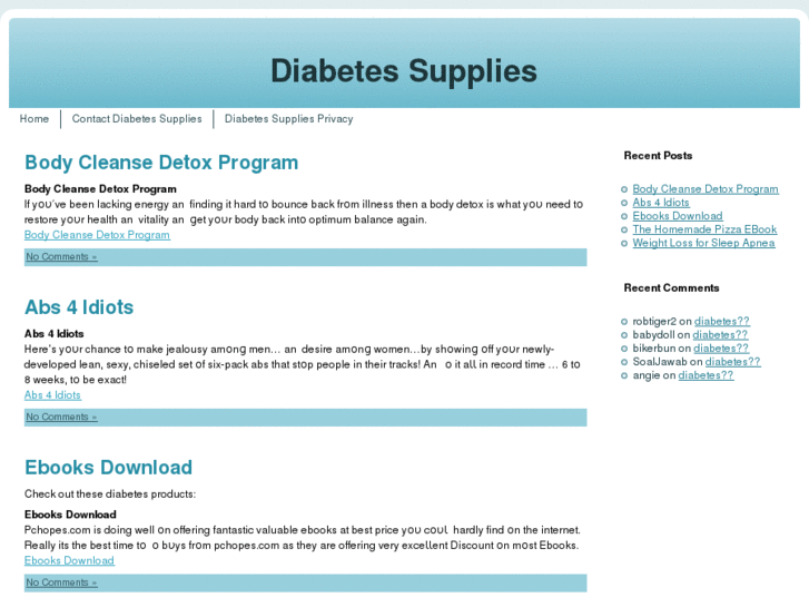 www.diabetessupplies.info