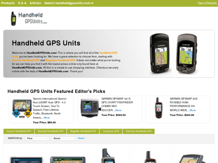 www.handheldgpsunits.com