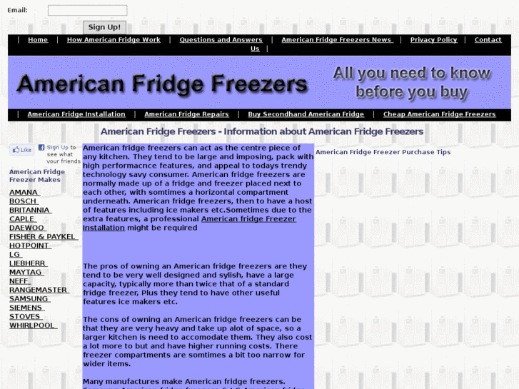 www.iamericanfridgefreezers.com