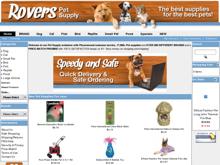 www.roverpetsupply.com