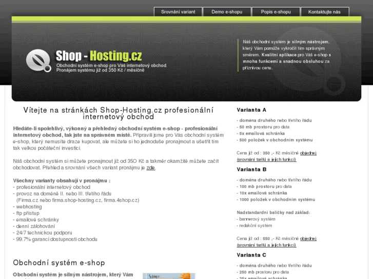 www.shop-hosting.cz