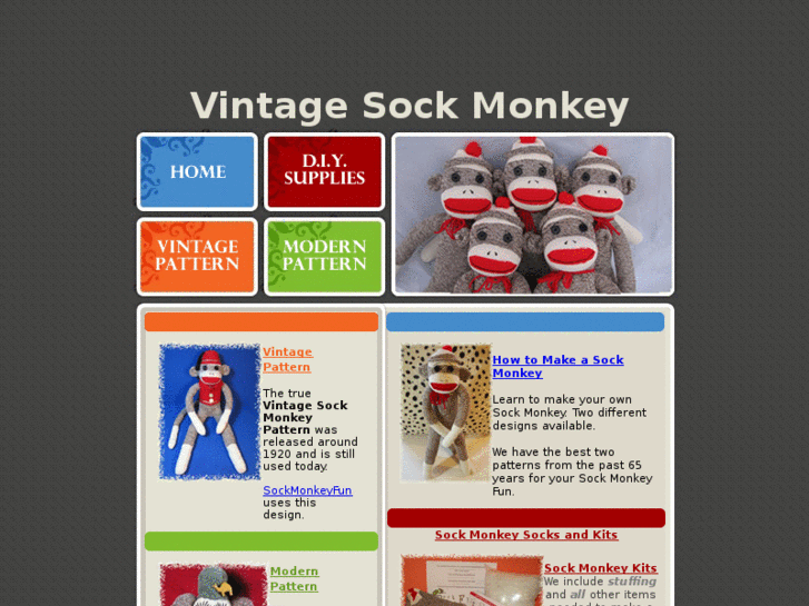 www.vintagesockmonkey.com