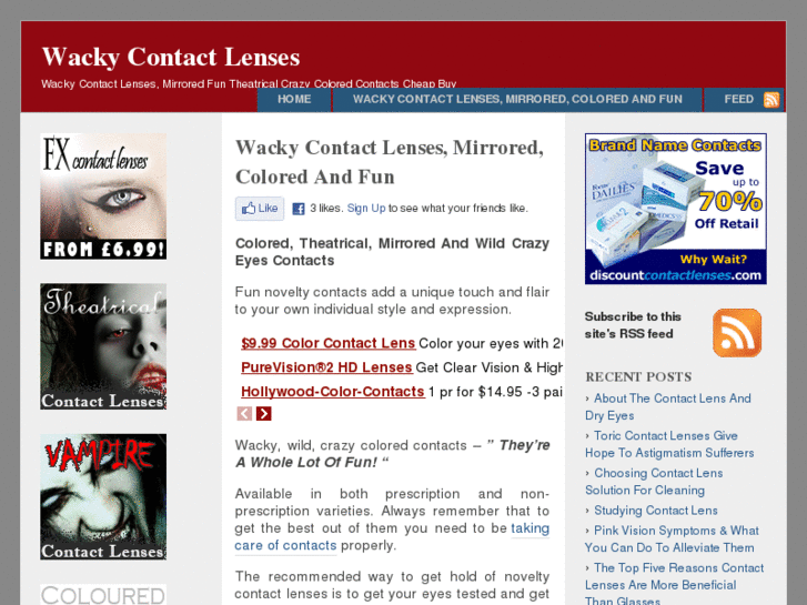 www.wackycontactlenses.com