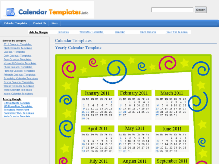 www.calendartemplates.info