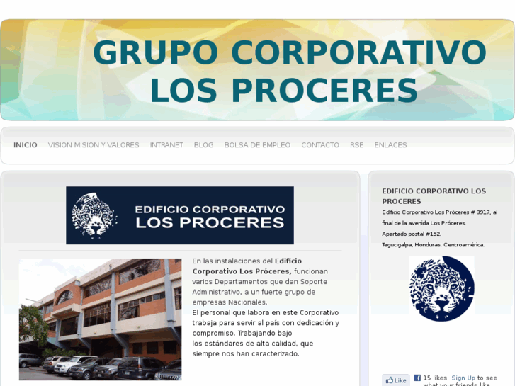 www.corporativolosproceres.net