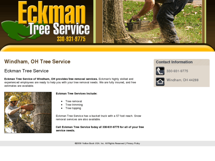 www.eckmantreeservice.com