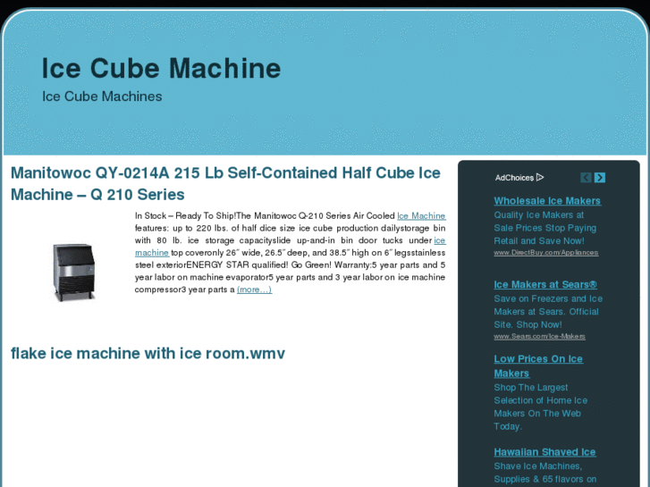 www.icecubemachine.net