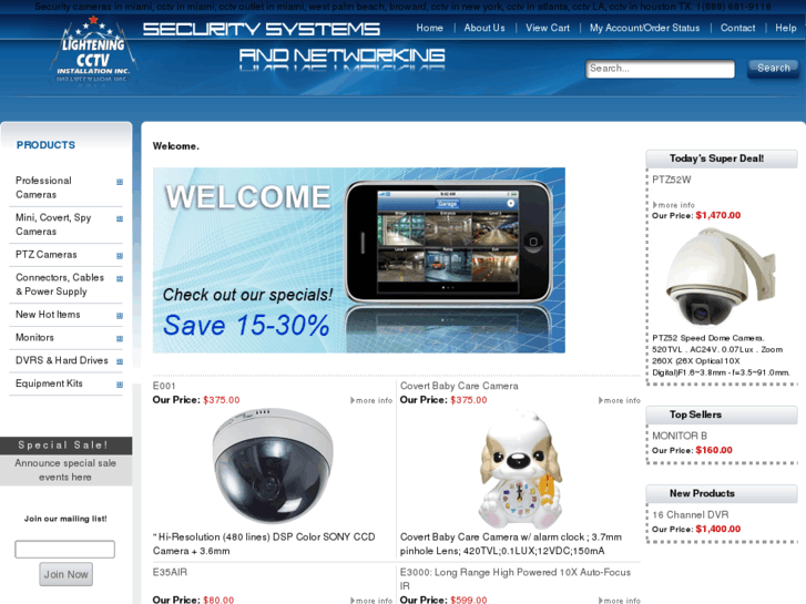 www.lighteningcctvstore.com