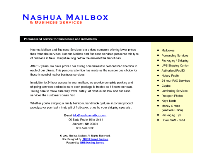 www.nashuamailbox.com