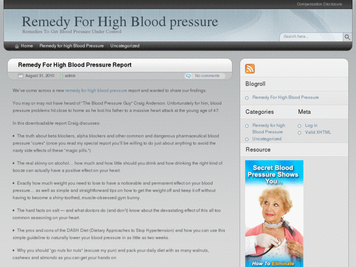 www.remedyforhighbloodpressure.com