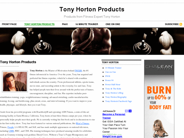 www.tonyhortonproducts.com