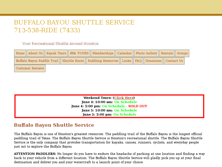 www.bayoushuttle.org