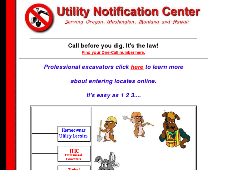 www.callbeforeyoudig.org