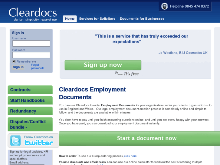 www.cleardocs.co.uk