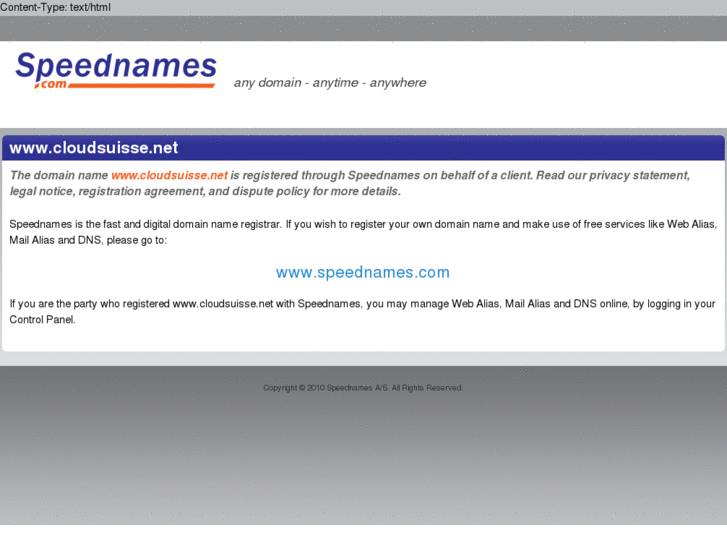 www.cloudsuisse.net