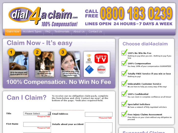 www.dial4aclaim.com