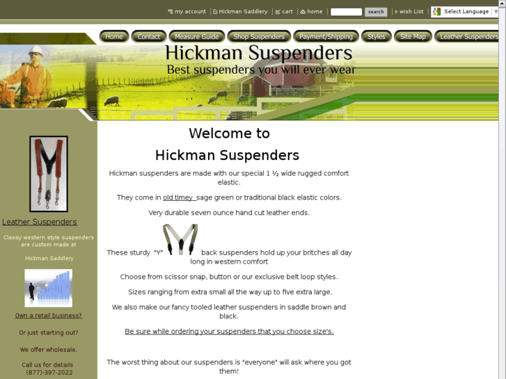 www.hickmansuspenders.com